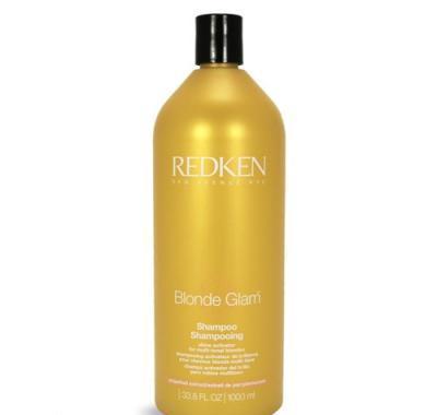Redken Blonde Glam Shampoo 1000ml Pro blond a melírované vlasy