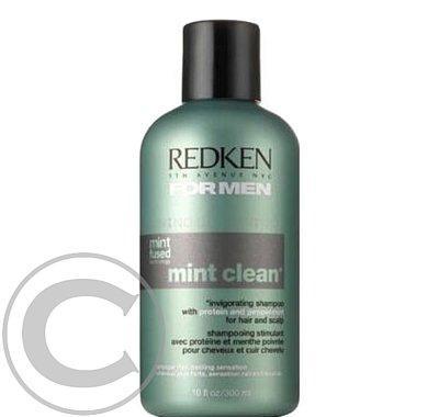 Redken For Men Mint Clean Shampoo  300ml Pro mastnější vlasy