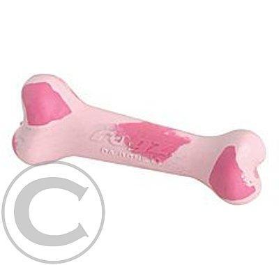 Rogz hračka pes Kost JAW-GYM guma střední Růžová 1ks