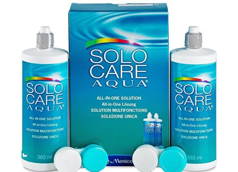 Roztok SoloCare Aqua 2 x 360 ml, Roztok, SoloCare, Aqua, 2, x, 360, ml