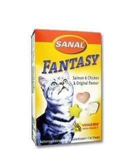 Sanal Fantasy  losos, kuře kočka 150g 250tbl, Sanal, Fantasy, losos, kuře, kočka, 150g, 250tbl