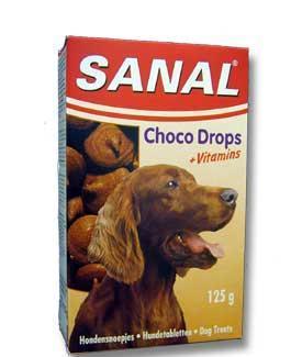 Sanal pes Schoko-Drops s vitaminy 125g, Sanal, pes, Schoko-Drops, vitaminy, 125g