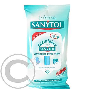 Sanytol dezinfekční utěrky 24ks, Sanytol, dezinfekční, utěrky, 24ks