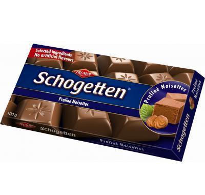 Schogetten nugátová čokoláda 100g, Schogetten, nugátová, čokoláda, 100g