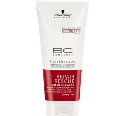 Schwarzkopf BC Bonacure Repair Rescue Creme Shampoo 200 ml Regenerační šampon