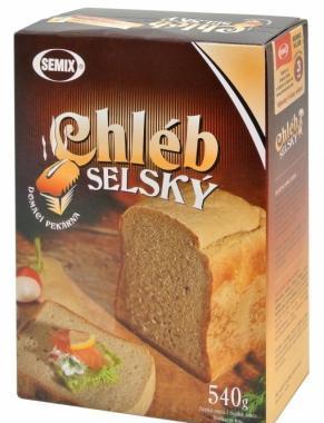 Selský chleba 540g (směs do domácí pekárny), Selský, chleba, 540g, směs, domácí, pekárny,