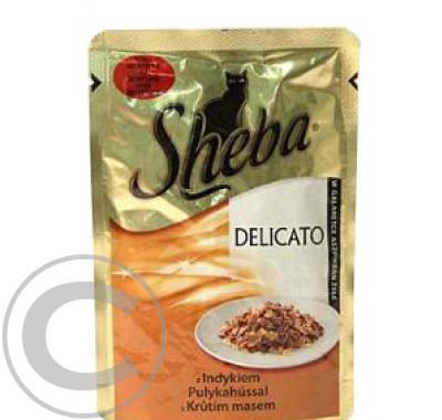 Sheba kapsa Delicato krůtí maso v želé 85g