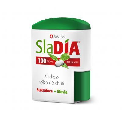 SlaDIA SWISS sladidlo 100 tablet, SlaDIA, SWISS, sladidlo, 100, tablet