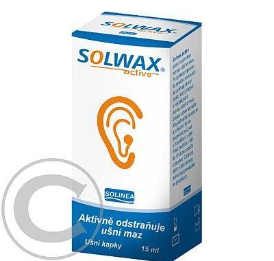 SOLWAX active - Ušní kapky 15 ml