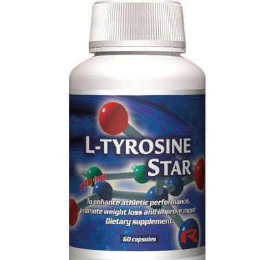 STARLIFE L-Tyrosine Star 60 kapslí, STARLIFE, L-Tyrosine, Star, 60, kapslí