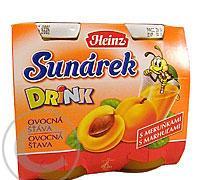 Sunárek drink - ovocná šťáva s meruňkami 2x125ml, Sunárek, drink, ovocná, šťáva, meruňkami, 2x125ml