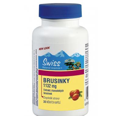 Swiss Brusinky 1132 mg 30 kapslí, Swiss, Brusinky, 1132, mg, 30, kapslí