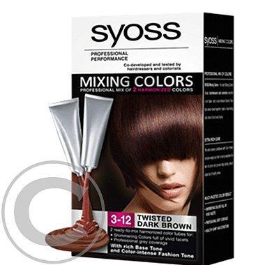 Syoss MIXING Color 3-12 tmavě hnědý Twist 60 ml