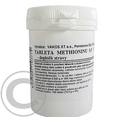 Tableta methioninu 0.5 CSC 100ks, Tableta, methioninu, 0.5, CSC, 100ks