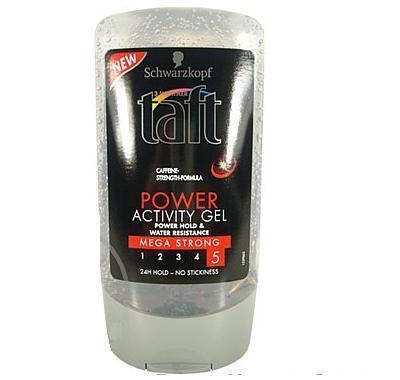 TAFT gel power sport mega silně tužící 150ml černý, TAFT, gel, power, sport, mega, silně, tužící, 150ml, černý
