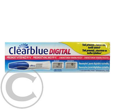 Těhotenský test Clearblue s digitálním indikátorem početí, Těhotenský, test, Clearblue, digitálním, indikátorem, početí