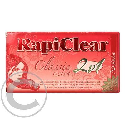 Těhotenský test RapiClear Classic extra 2v1 2ks, Těhotenský, test, RapiClear, Classic, extra, 2v1, 2ks