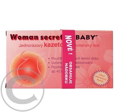 Těhotenský test Woman Secret BABY kazeta, Těhotenský, test, Woman, Secret, BABY, kazeta
