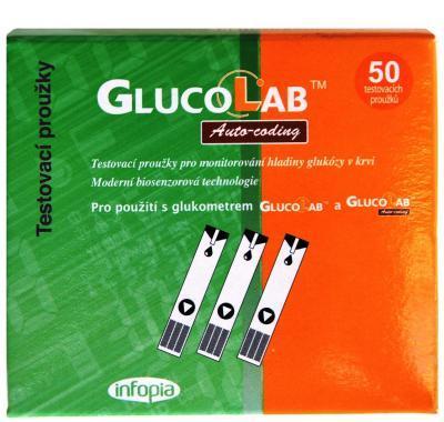 Testovací proužky pro glukometr GlucoLab 50 ks, Testovací, proužky, glukometr, GlucoLab, 50, ks