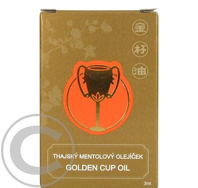 Thajský mentolový olejíček Golden Cup Oil 3ml, Thajský, mentolový, olejíček, Golden, Cup, Oil, 3ml