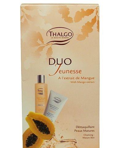 Thalgo Duo Jeunese  650ml 400ml Pure Velvet Cleansing Cream   400ml Super Lift Tonic