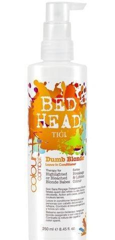 Tigi Bed Head Combat Dumb Blonde Leave In Conditioner  250ml Nesmývací kondicioner pro blond vlasy