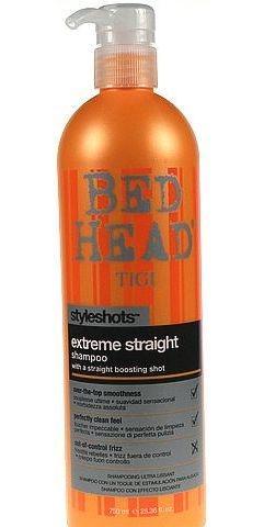Tigi Bed Head Extreme Straight Shampoo  250ml Šampon pro vyrovnání vasů