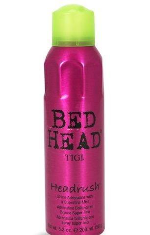 Tigi Bed Head Headrush Spray  300ml Lak s extremním leskem - Vyšší objem