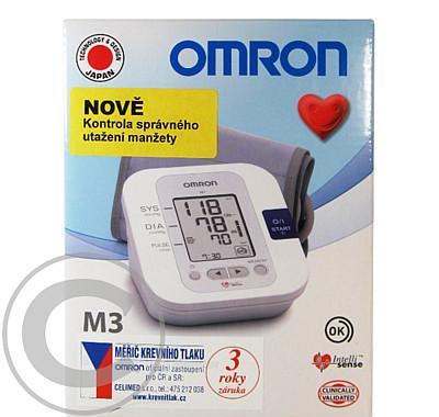 Tonometr digitální OMRON M3 na paži s kontrolou utažení manžety