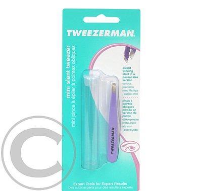 Tweezerman Pinzeta mini SLANT fialová TW1248LLR, Tweezerman, Pinzeta, mini, SLANT, fialová, TW1248LLR