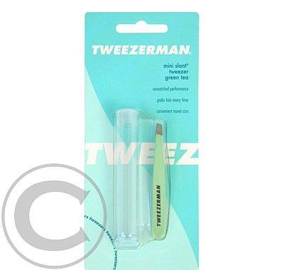 Tweezerman Pinzeta mini SLANT zelená TW1248GTR, Tweezerman, Pinzeta, mini, SLANT, zelená, TW1248GTR