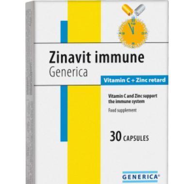 GENERICA Zinavit immune 30 kapslí, GENERICA, Zinavit, immune, 30, kapslí