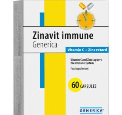 GENERICA Zinavit immune 60 kapslí, GENERICA, Zinavit, immune, 60, kapslí
