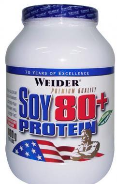 SOY 80  Protein, sójový protein, Weider, 800 g - Vanilka, SOY, 80, Protein, sójový, protein, Weider, 800, g, Vanilka