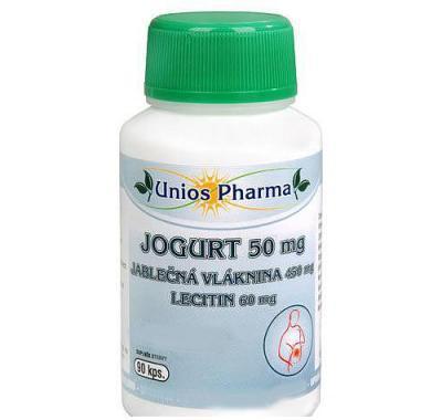Uniospharma-Jogurt 50mg Jablečná vláknina lecitin 90cps