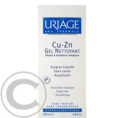 URIAGE Cu - Zn gel nettoyant 200 ml, URIAGE, Cu, Zn, gel, nettoyant, 200, ml