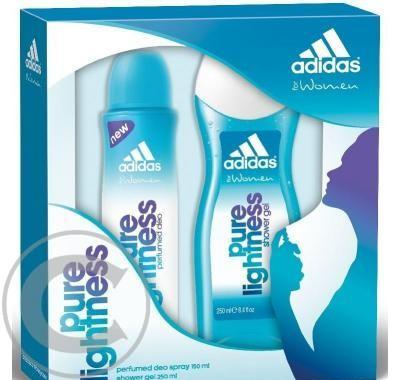Vánoční kazeta Adidas Pure Lightness (Deo, sprchový gel)