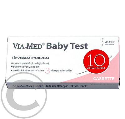 VIA-MED 10 Baby Test Cassette 1ks, VIA-MED, 10, Baby, Test, Cassette, 1ks