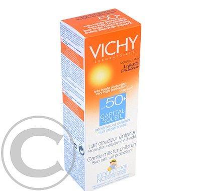 VICHY Capital Soleil Ochranné jemné mléko pro děti na obličej a tělo SPF50  100 ml