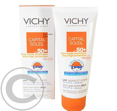 VICHY Capital Soleil SPF 50  mléko pro děti 100ml