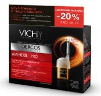 VICHY Dercos Aminexil 12 ampulí pro muže proti vypadávaní vlasů