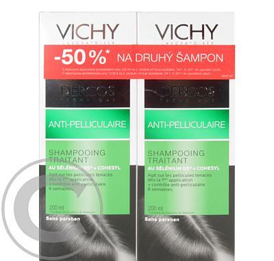 VICHY Dercos Anti-pelliculaire šampon proti vypadávání vlasů a lupům 200ml   druhý za 50% ceny
