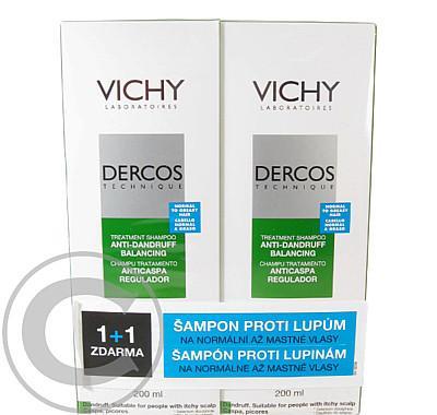 VICHY Dercos šampon lupy mastné DUO 2x200ml M0715300, VICHY, Dercos, šampon, lupy, mastné, DUO, 2x200ml, M0715300
