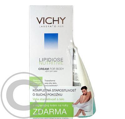 Vichy Lipidiose Nutritive creme corps 200ml   Lipidiose krém na ruce 50ml ZDARMA