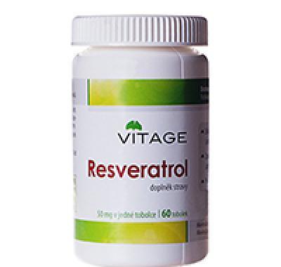 VITAGE Resveratrol 60 tobolek, VITAGE, Resveratrol, 60, tobolek