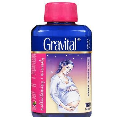 VitaHarmony Gravital pro těhotné a kojící ženy 180 tablet, VitaHarmony, Gravital, těhotné, kojící, ženy, 180, tablet