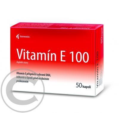 Vitamín E 100mg cps. 50, Vitamín, E, 100mg, cps., 50