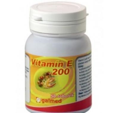 Vitamín E 200mg tob.50 Galmed, Vitamín, E, 200mg, tob.50, Galmed