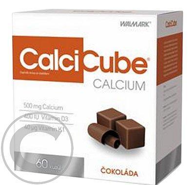 WALMARK CalciCube čokoláda 60 ks, WALMARK, CalciCube, čokoláda, 60, ks