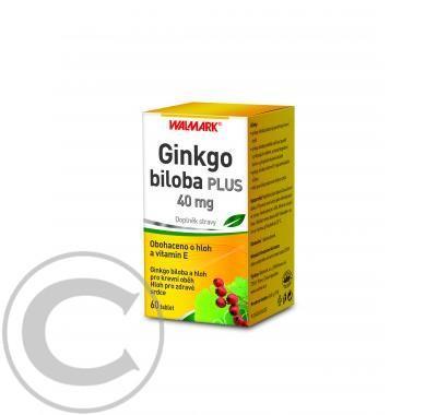 Walmark Ginkgo biloba PLUS 40 mg 60 tbl., Walmark, Ginkgo, biloba, PLUS, 40, mg, 60, tbl.